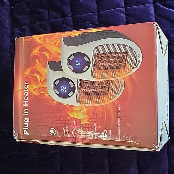 Elon Musk Plug in Electric Heater 2 Pack NEW - Picture 8 of 12